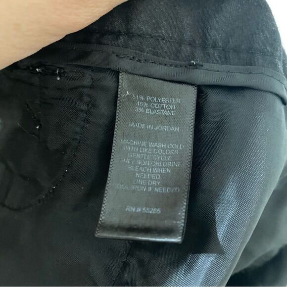 Express Columnist Plaid Houndstooth Boot Cut Ankle Pants Slacks Business Trouser - Picture 9 of 13